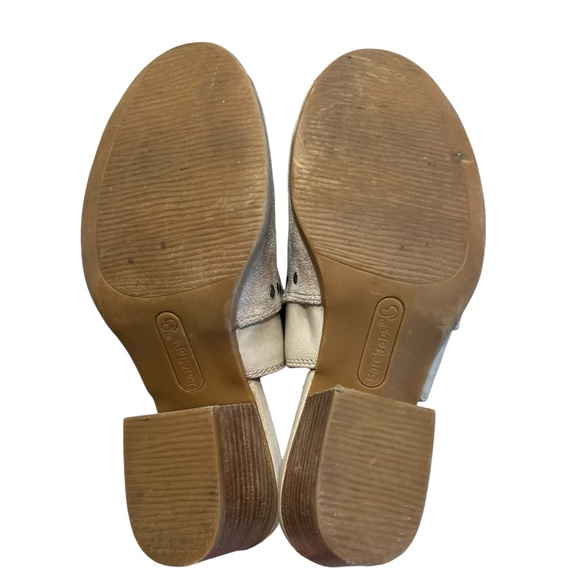 BareTrap Open Toe Open Heel Suede Short Heeled Shoes Size 7M - Picture 7 of 10